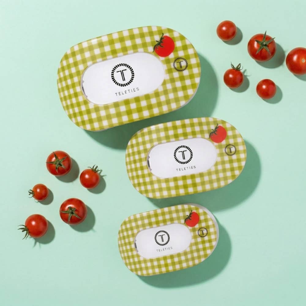 🍅TELETIES - Flat Round Hair Clip | Medium | Locally Grown