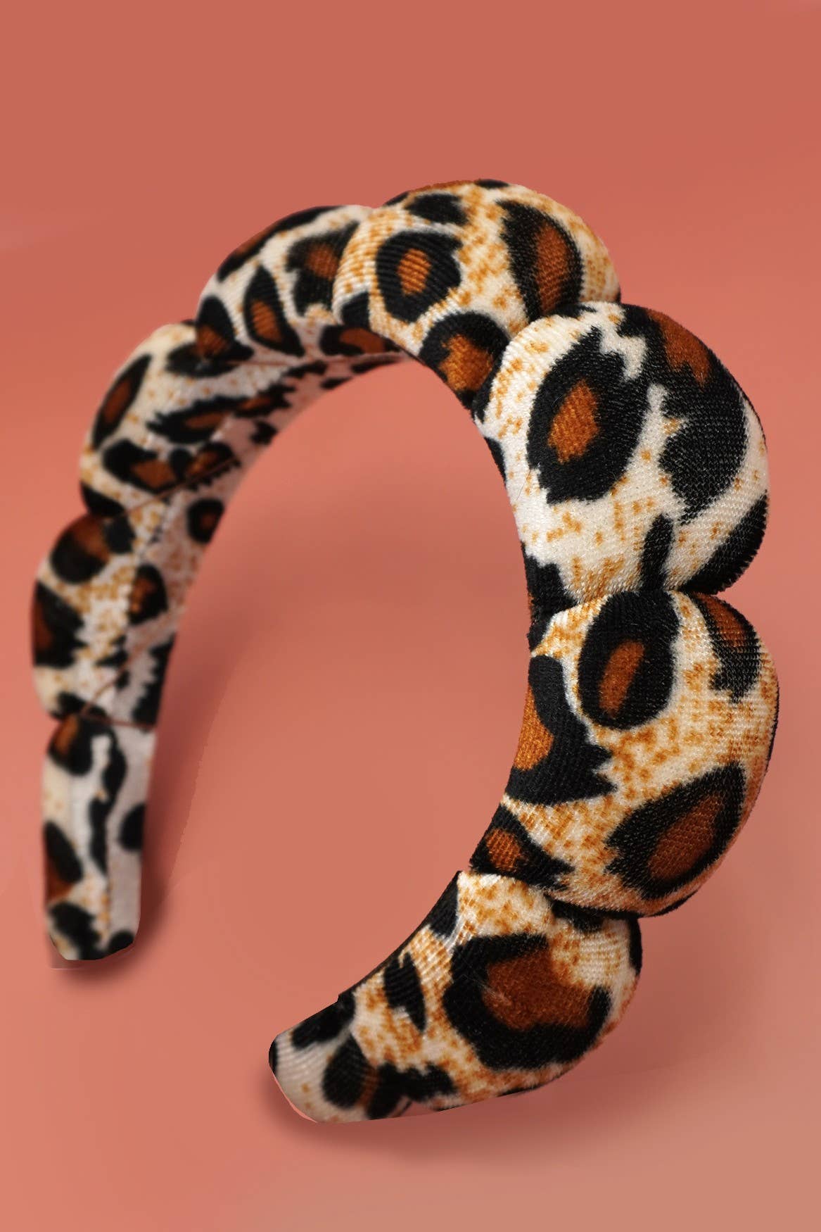 SPA SPONGE 🐆LEOPARD ANIMAL SCALLOPED HEADBAND