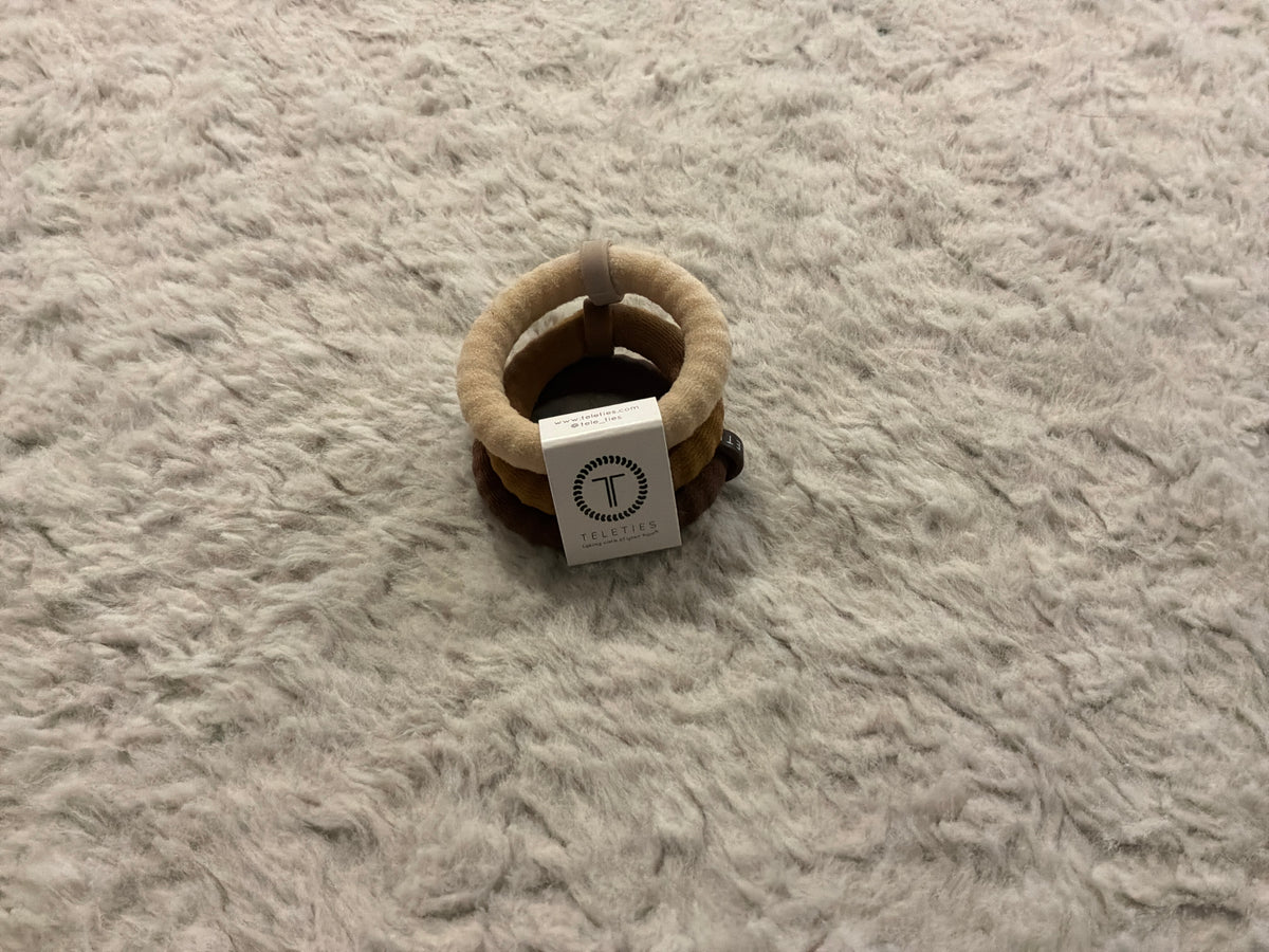 Espresso Yourself Nylon Hair Ties-Small