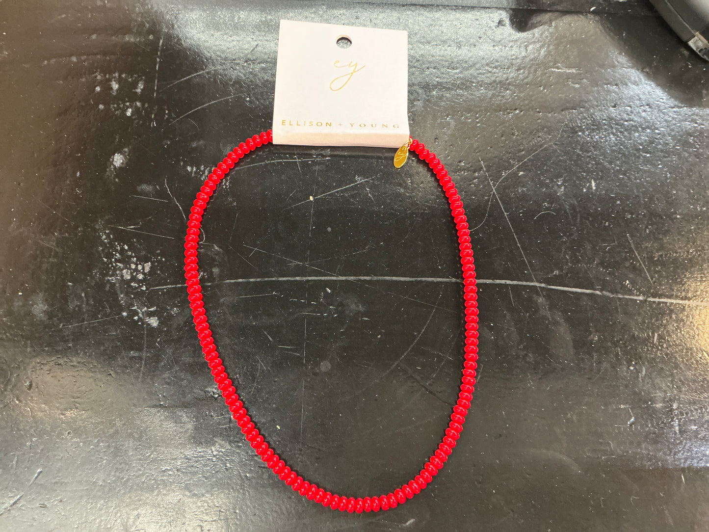 Perfect Red Beaded Necklace