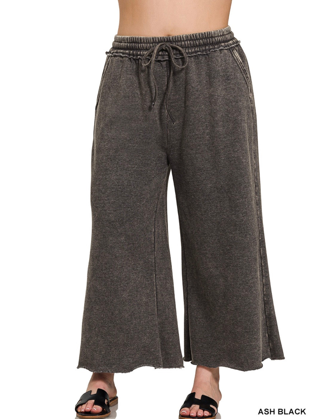 PLUS SIZE-Comfy Acid Wash Boho Pants (1X-3X) (Multiple Colors)