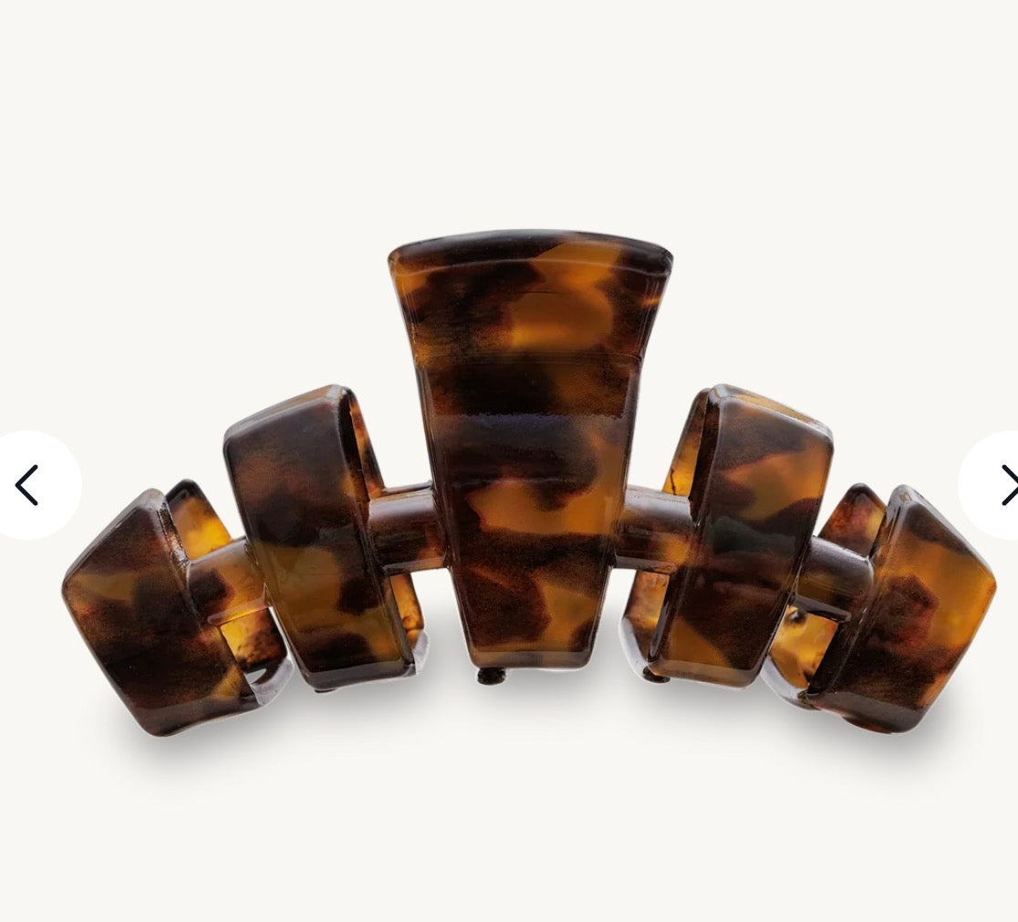 Classic Tortoise Claw Clip- Small