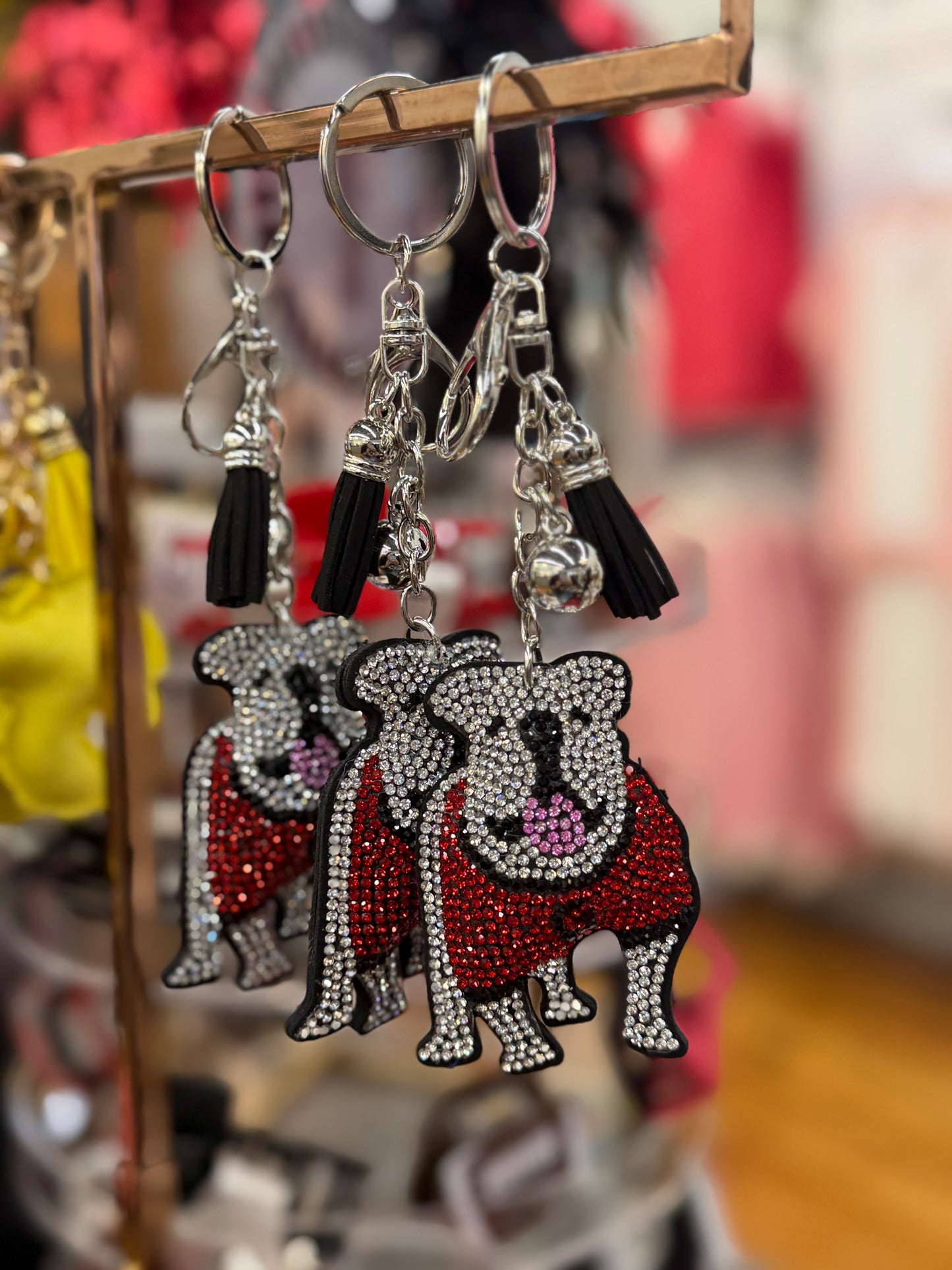 Bulldog Key Chain/Bag Charm