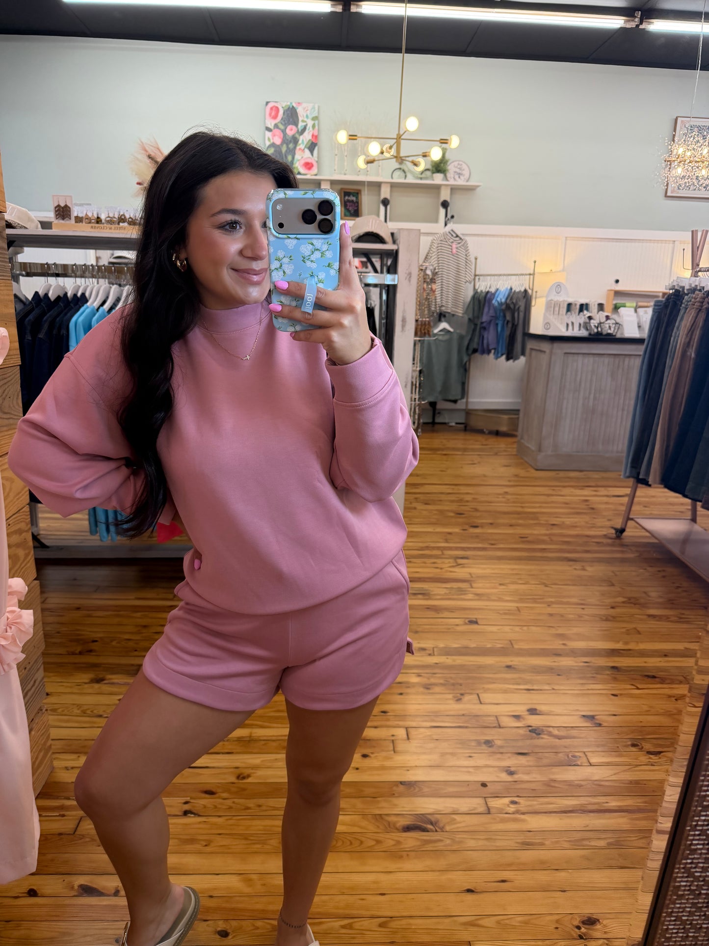 Scuba Pullover & Shorts Set(Multiple Colors)