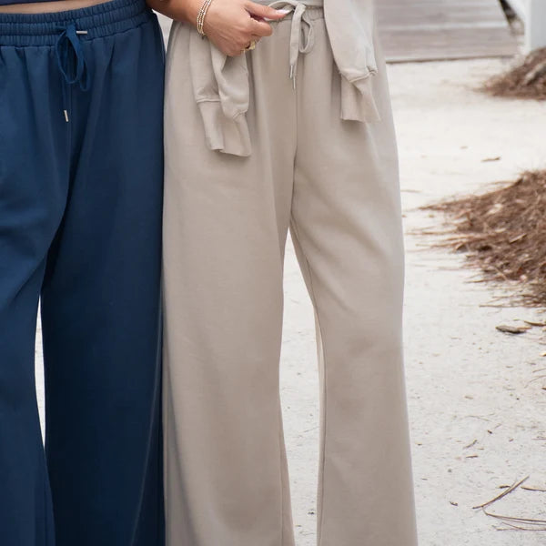 Terry Cloth Pants-Sand-Lulu Mac