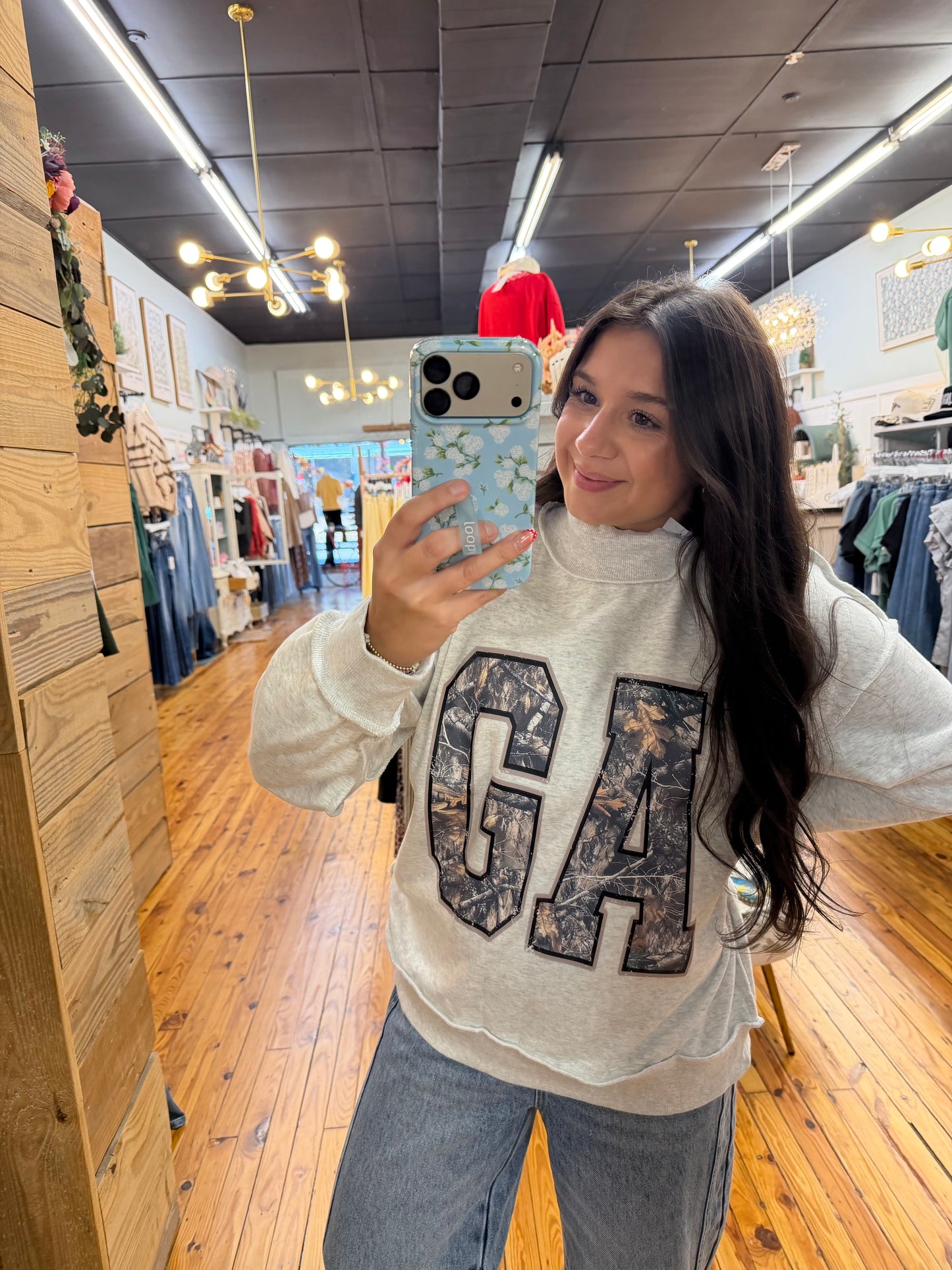 Camo GA Mock Neck