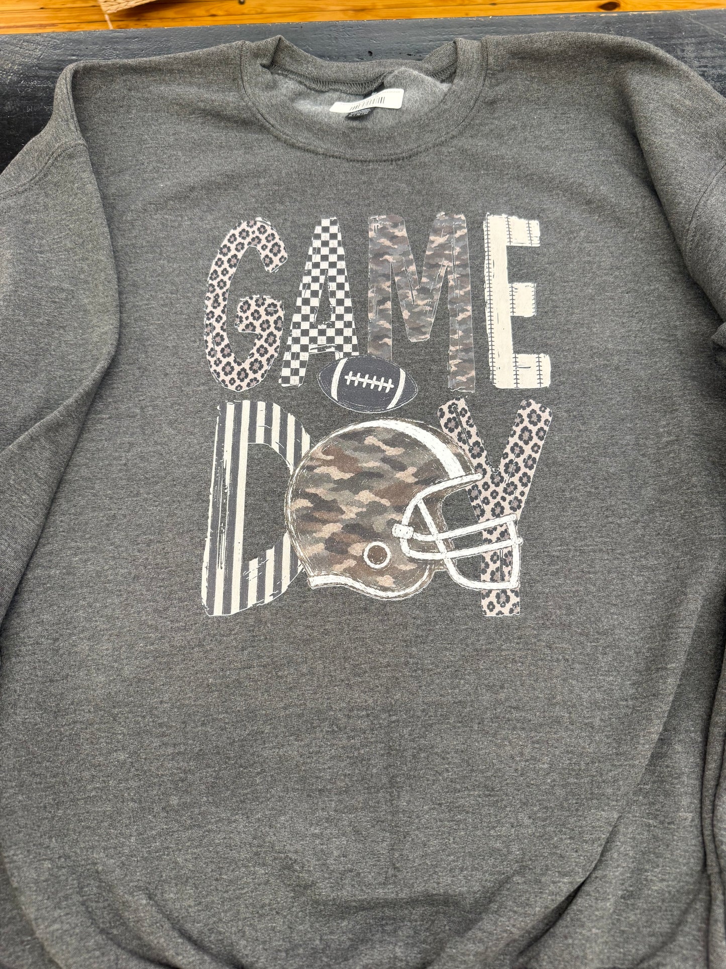Camo, Leopard Game Day Sweatshirt