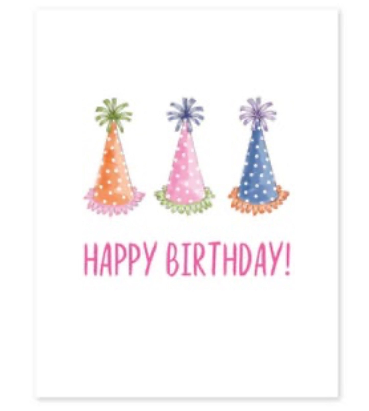 BIRTHDAY HATS GREETING CARD