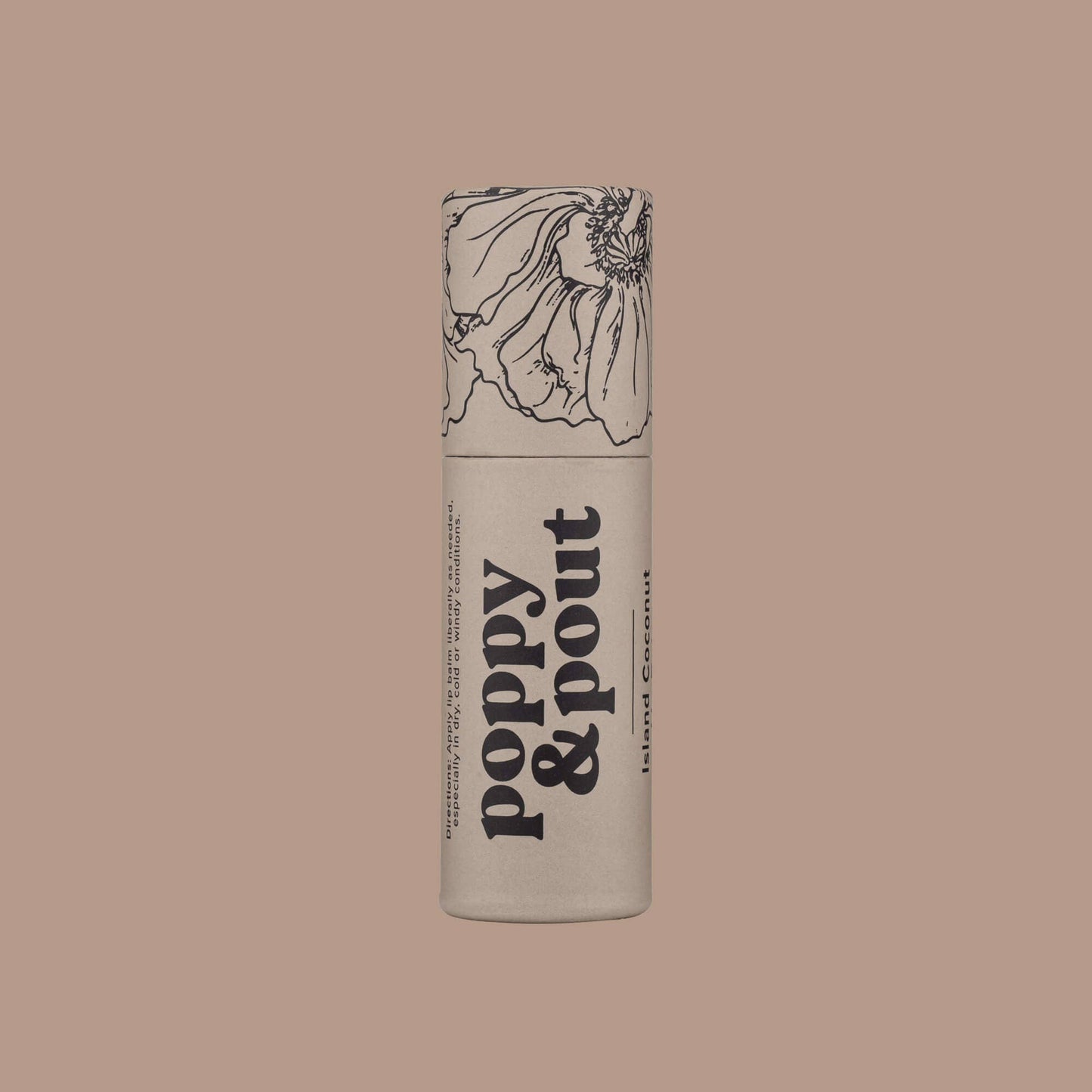 🥥Poppy & Pout - Lip Balm, Island Coconut