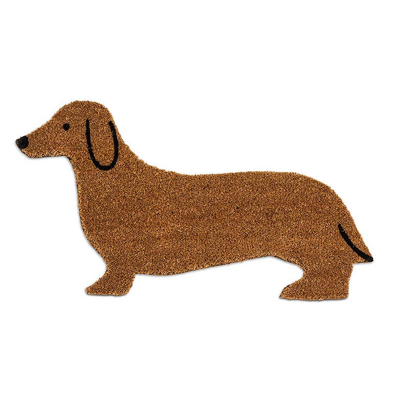 Dachshund Shaped Doormat