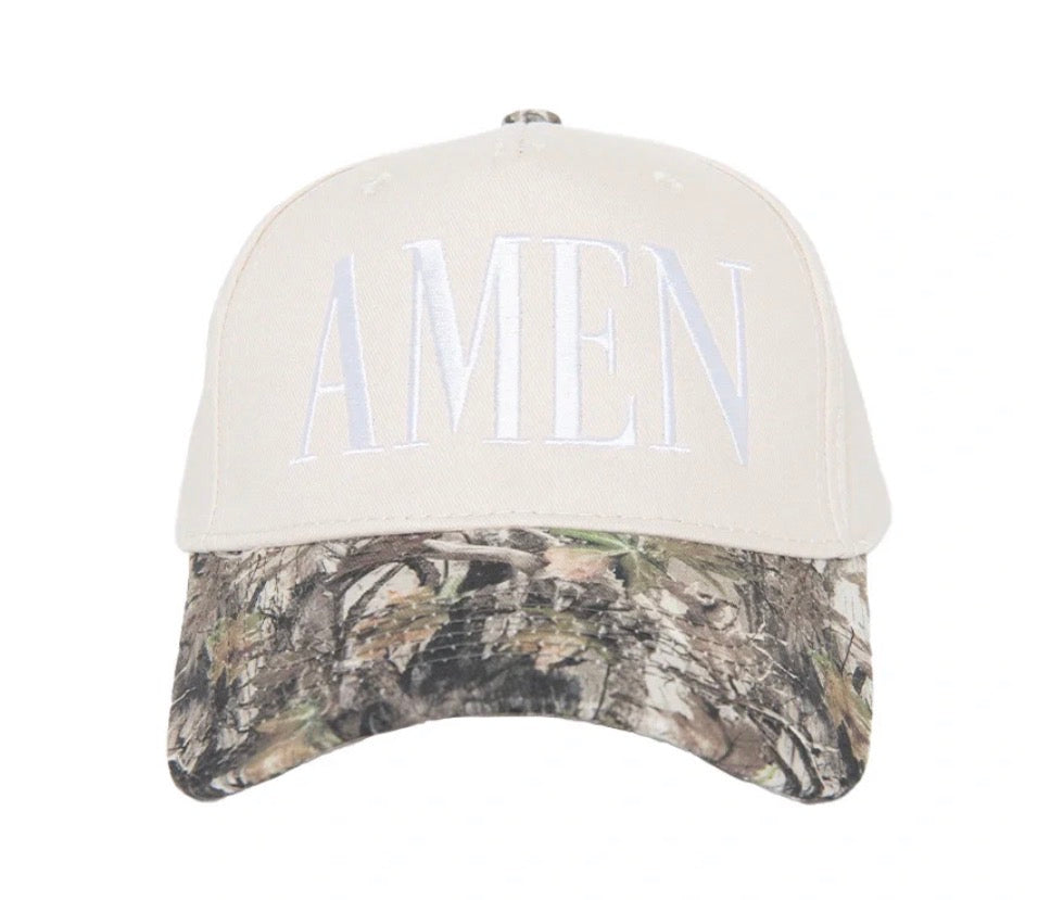 “Amen” Camo Hat