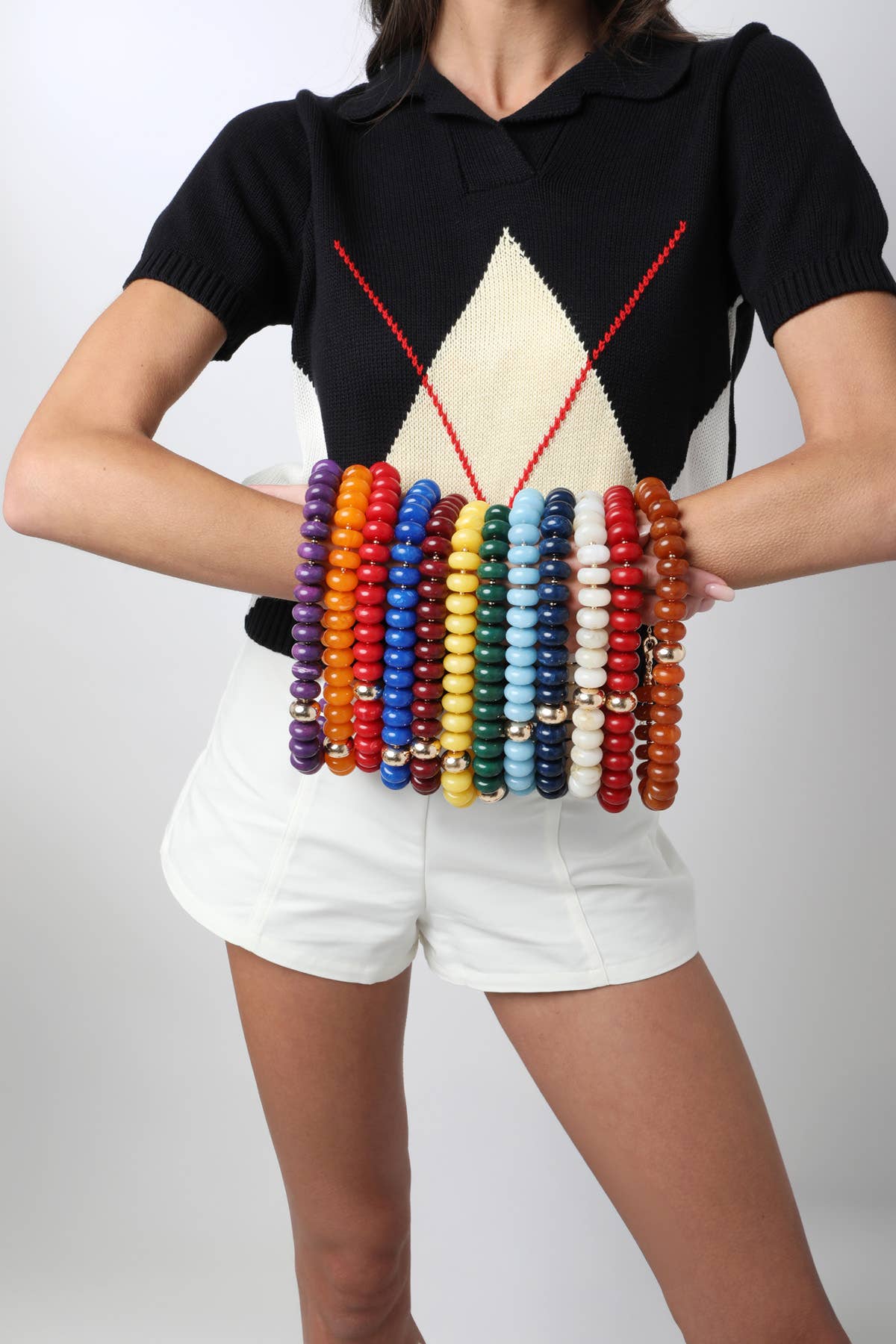 San Sebastian Beaded Resin Necklace