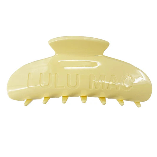 Lulu Mac Hair Clip- Light Yelow
