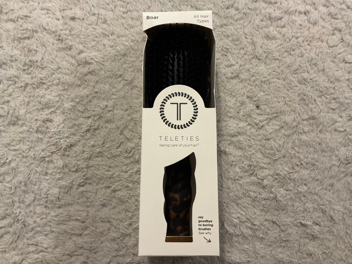 Boar Bristle Hairbrush- Tortoise