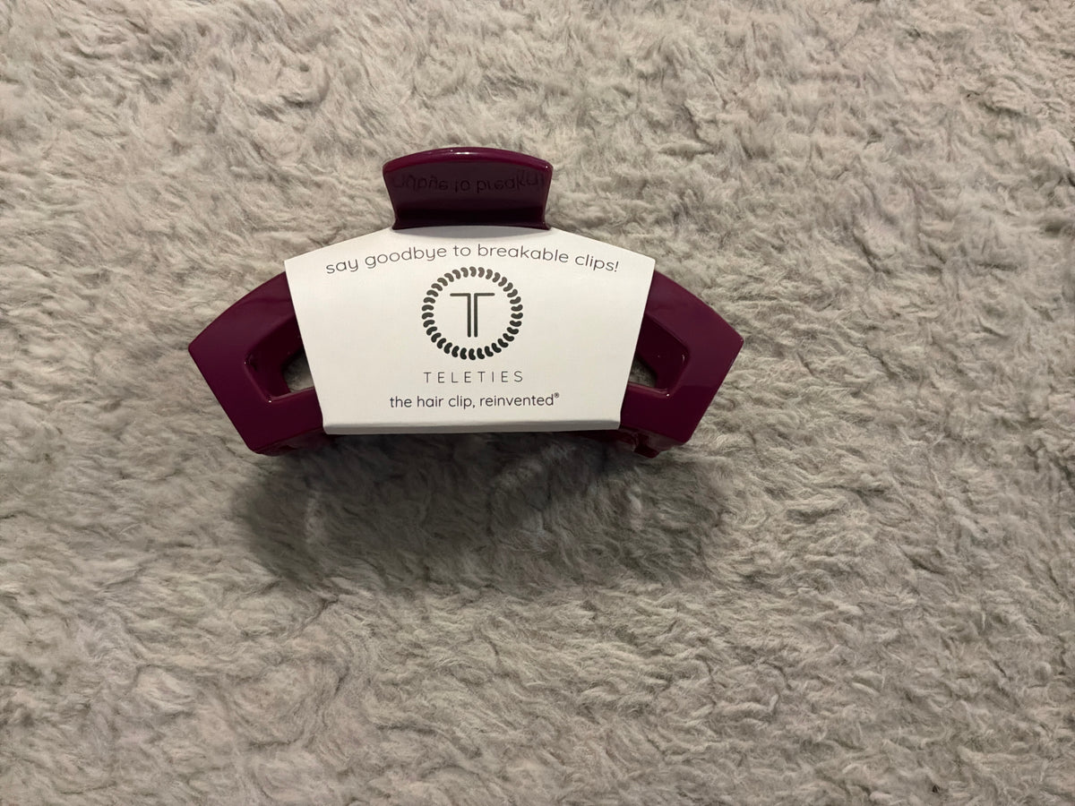 Open Claw Clip-Mulberry-Large