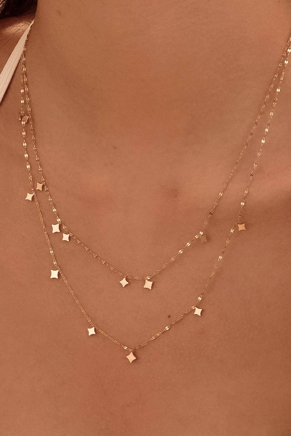 18K Gold Plated Waterproof Stainless Steel Chain Necklace
