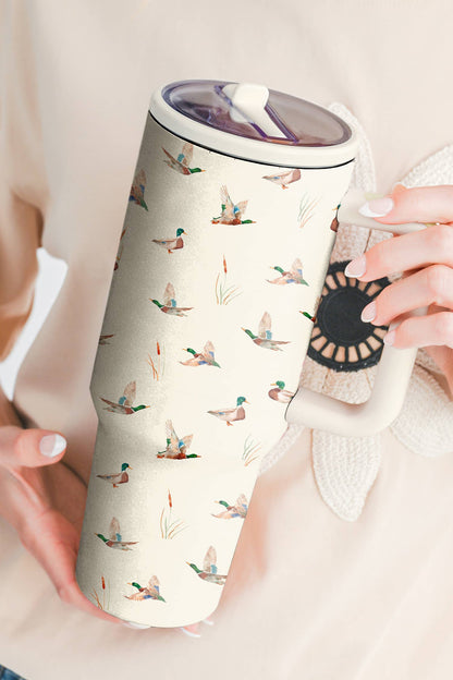 🦆Mallard Flip Straw Large Handle Tumbler