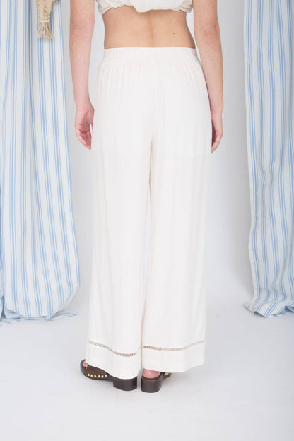 The Ellie White Linen Pants (S-L)