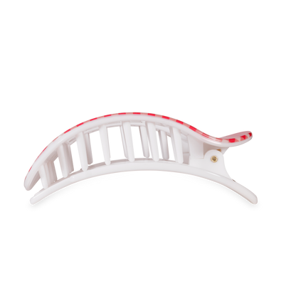 🫐TELETIES - Flat Round Hair Clip | Large | Blueberry Farms