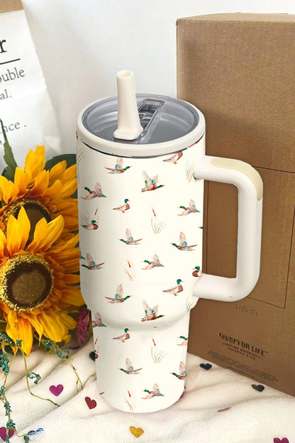 🦆Mallard Flip Straw Large Handle Tumbler
