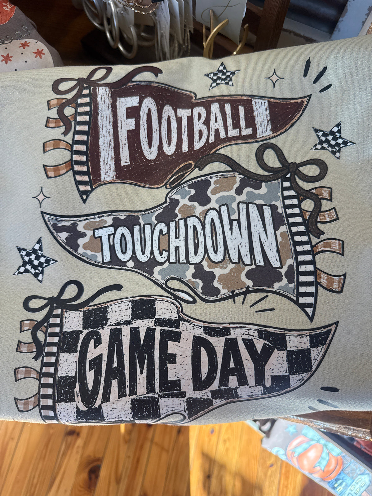 Football, Touchdown, Game Day Sweatshirt