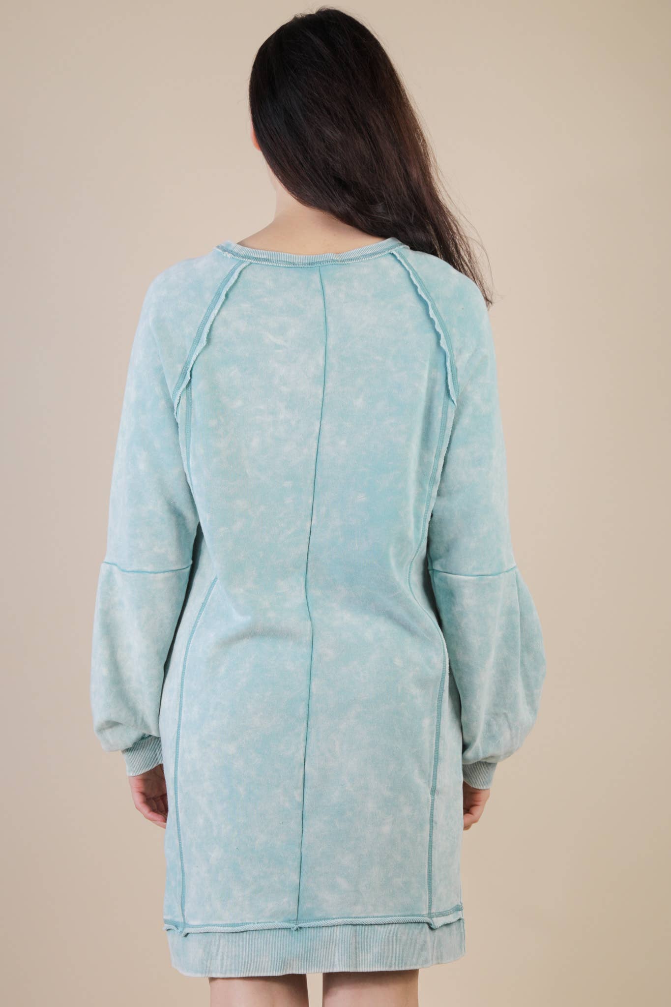 SALE! The Lindie Mineral Washed Casual Mini Dress (S-L)(2 Colors)