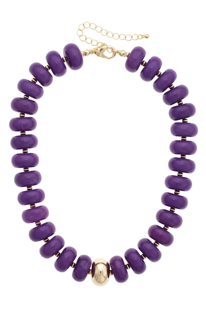 San Sebastian Beaded Resin Necklace