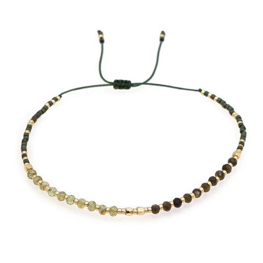 HAND-WOVEN RICE BEADS BRACELET
