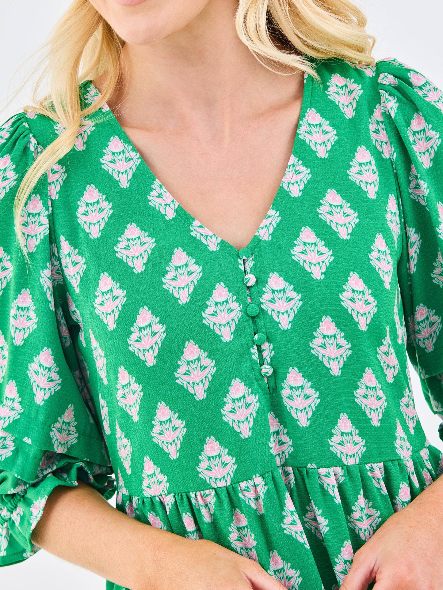 Raya Dress🪴 | Early Riser Green (S-L)