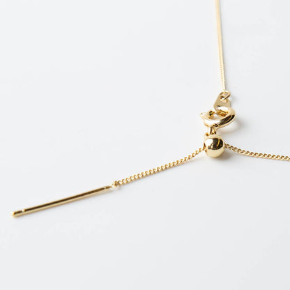 Faith Over Fear Gold Cross Necklace on Delicate Chain