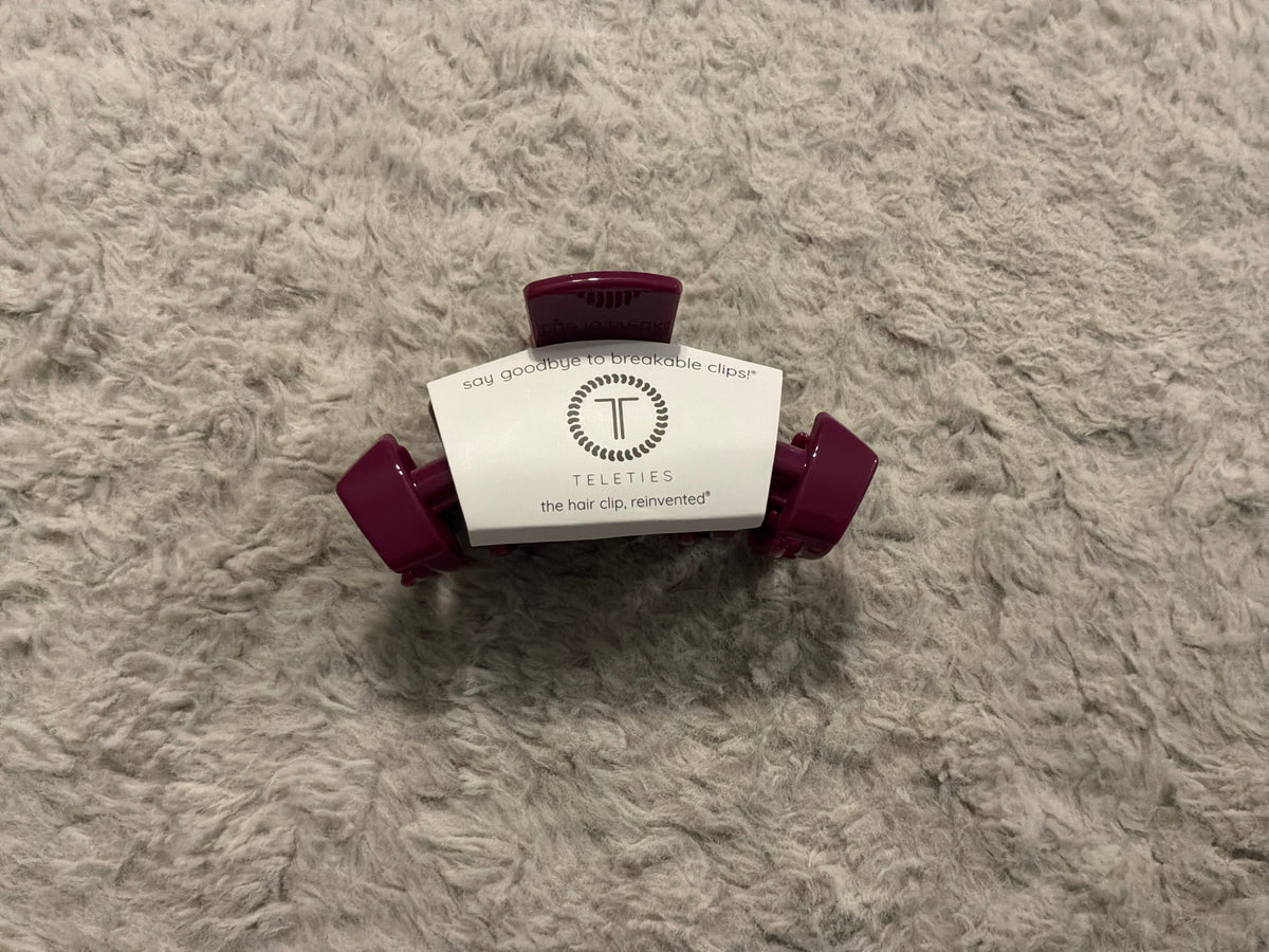Classic Claw Clip- Mulberry- medium