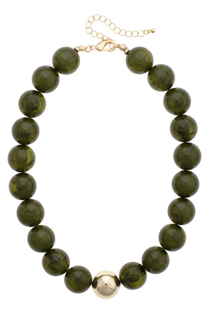 Marjorie Fall Beaded Necklace(2 Colors)