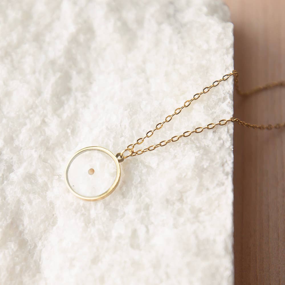 Rooted in Faith Circle Mustard Seed Necklace | Matthew 17:20