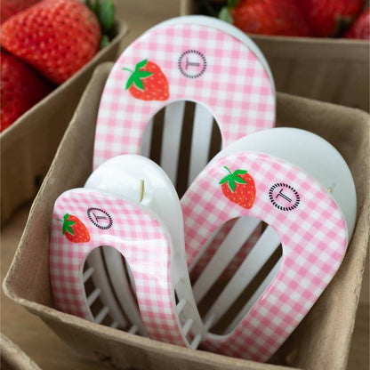 🍓TELETIES - Flat Round Hair Clip | Large | Handpicked