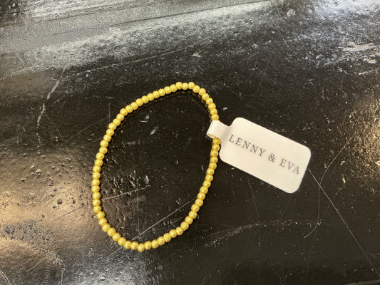 Gold Plated 3MM Textured Beaded Bracelet