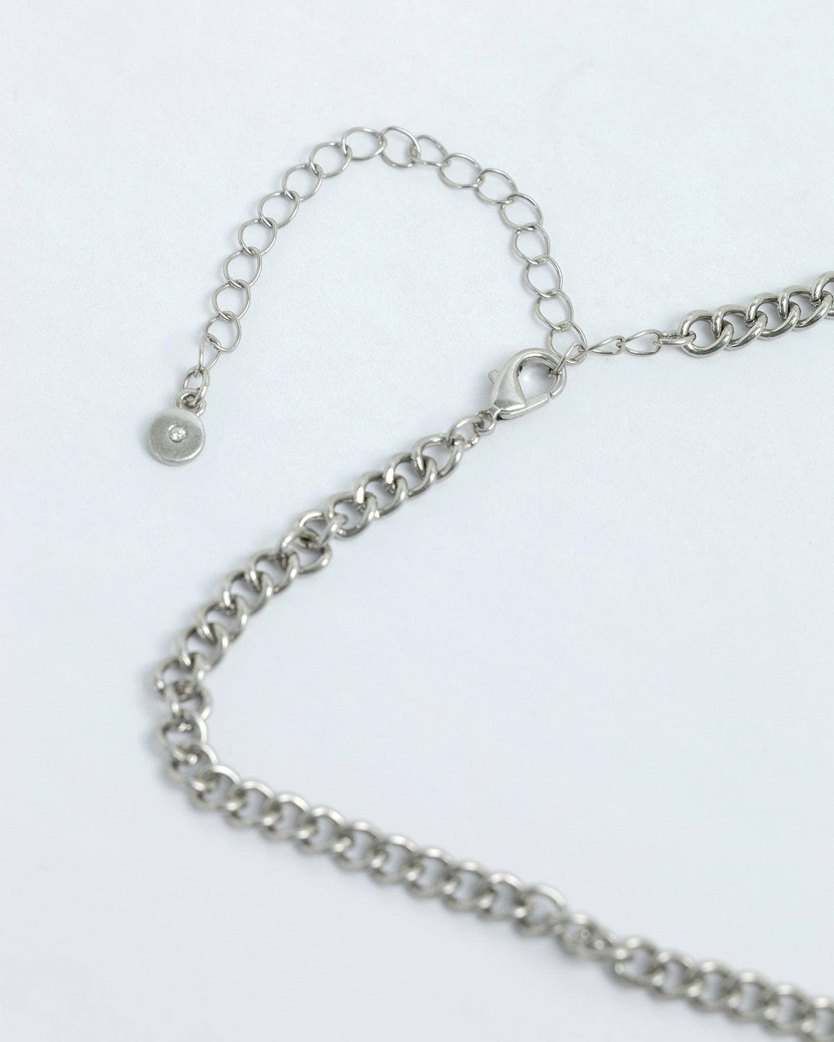 Vintage Chunky Heart Toggle Necklace