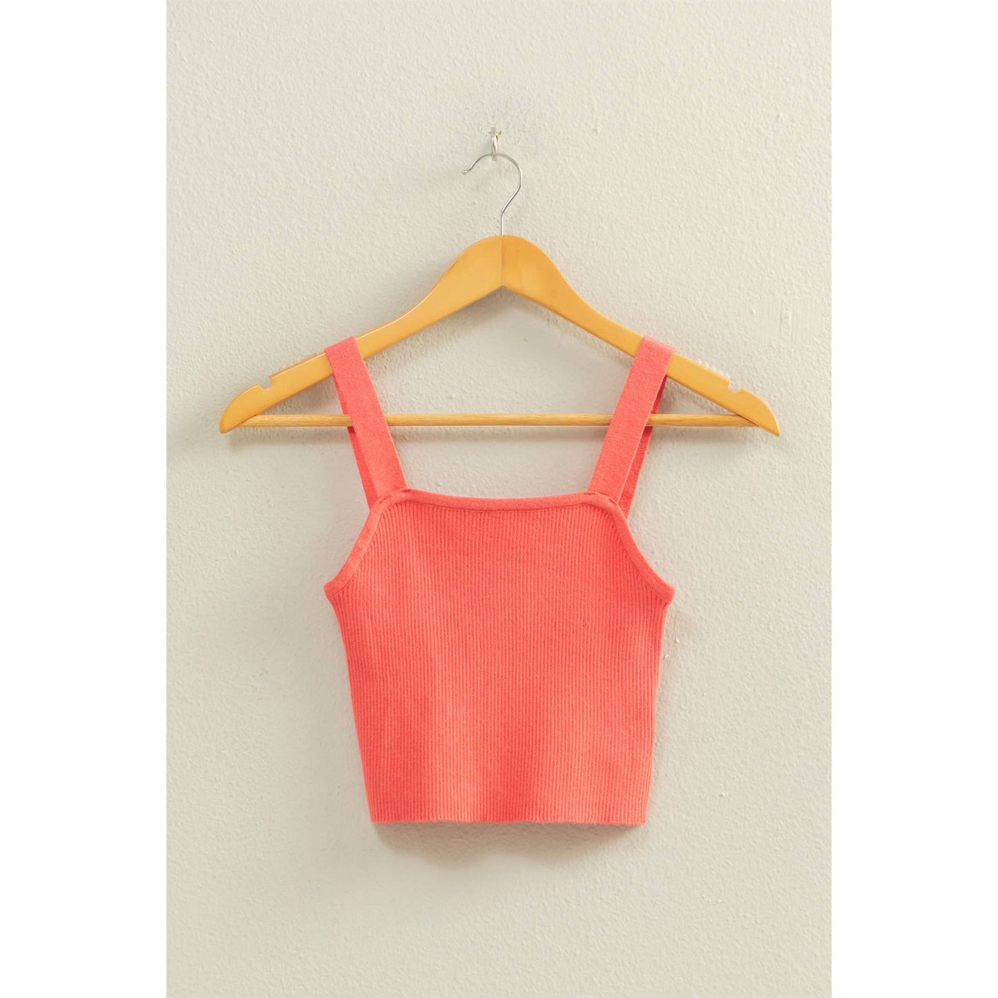 Ribbed Cropped Tank Top- 2 Colors (S-L)