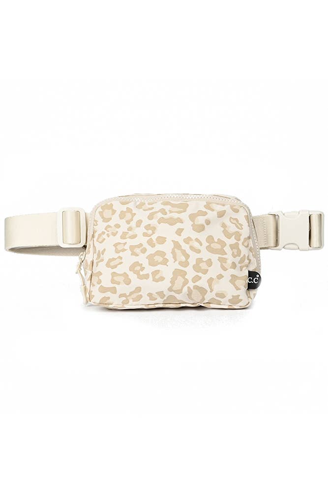 C.C Leopard Pattern Fanny Pack
