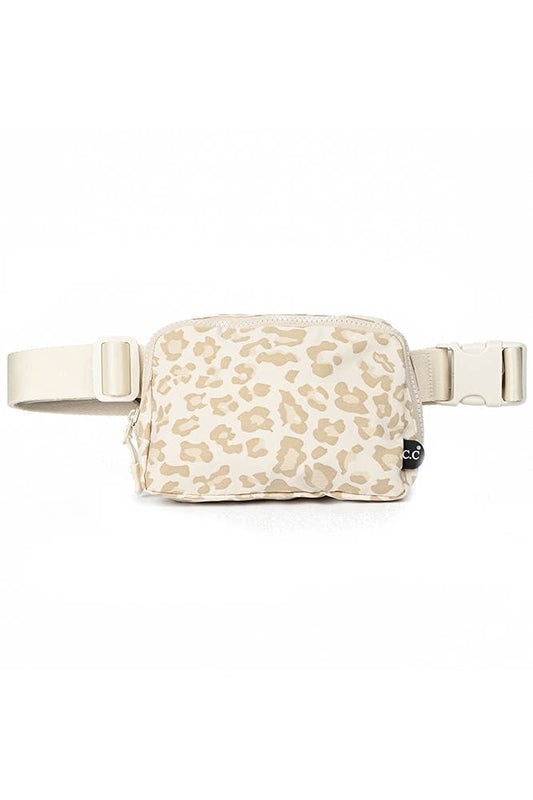 C.C Leopard Pattern Fanny Pack
