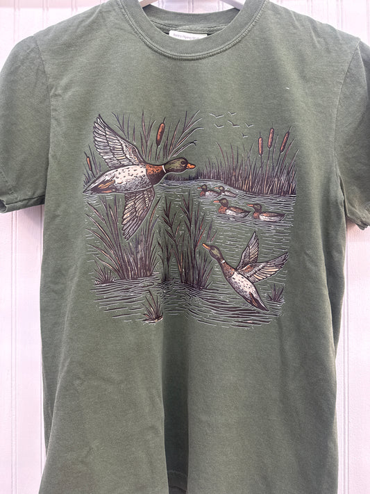 Retro Flying Mallard Tee