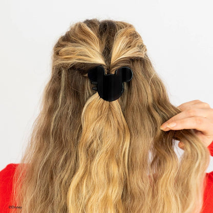 TELETIES - Disney: Mickey Mouse Shaped | Tiny |  Flat Hair Clip