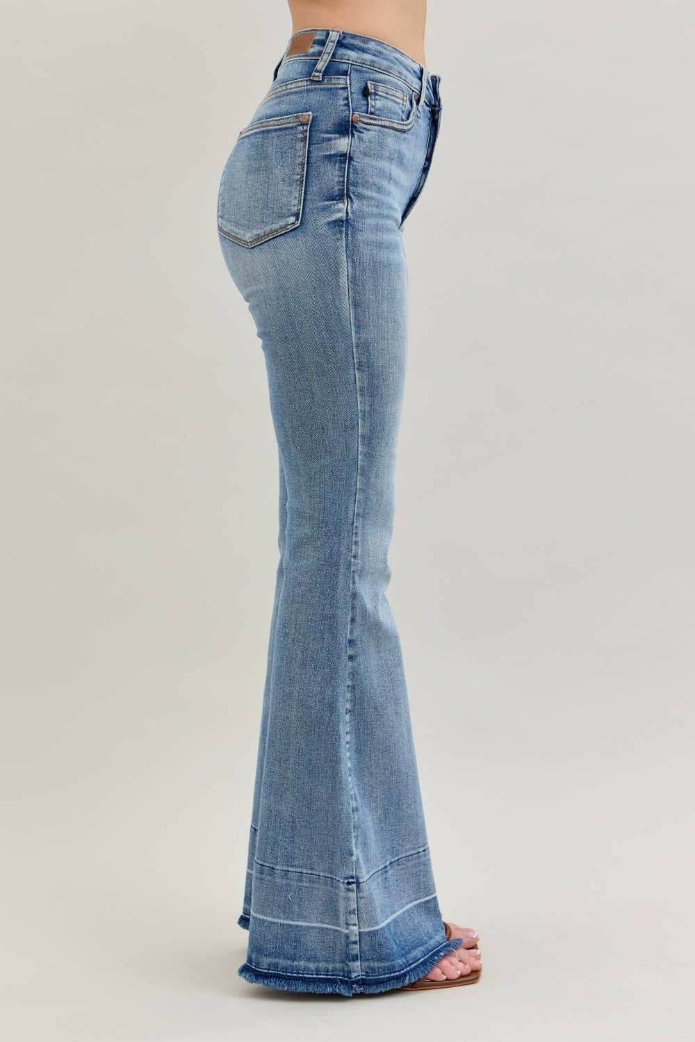 👖Judy Blue Jeans - HW "Tummy Control " w/ Release Hem Flare (Reg & Plus)