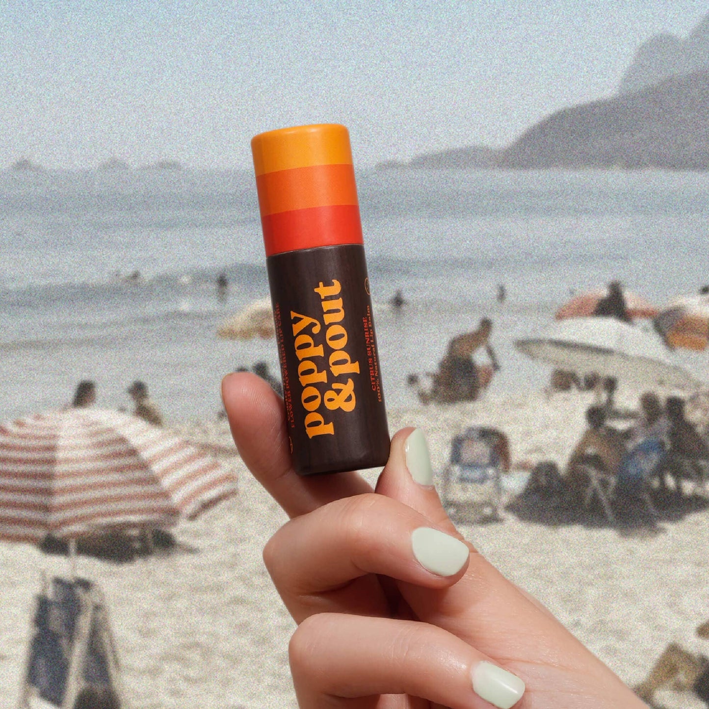 🍊Poppy & Pout - Lip Balm, Retro Surf, Citrus Sunrise