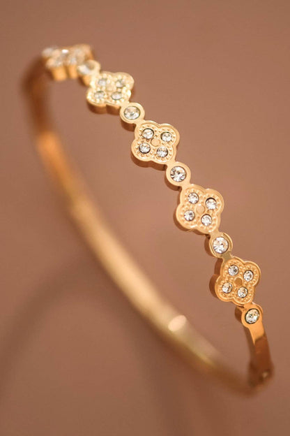 18K Gold Plated Waterproof Stainless Steel Bangle