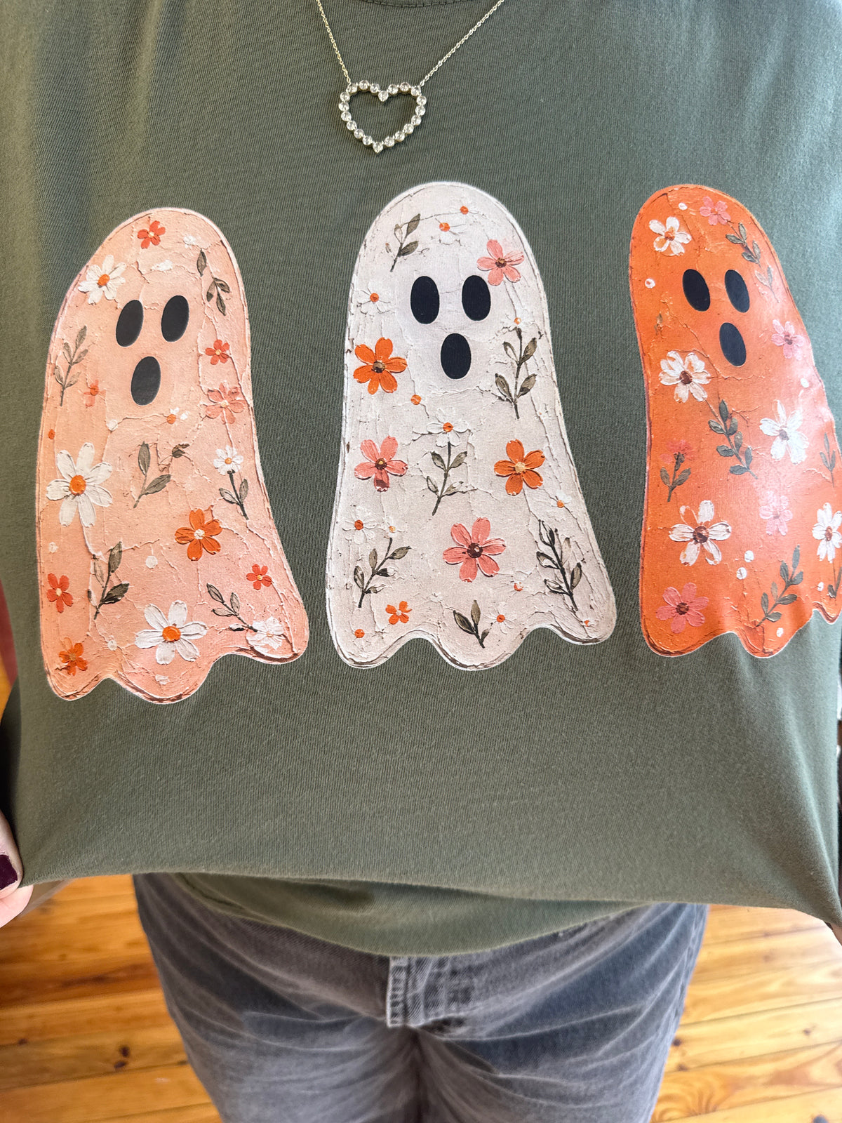 Floral Ghost Tee
