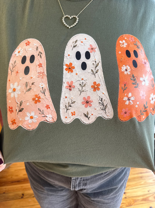 Floral Ghost Tee
