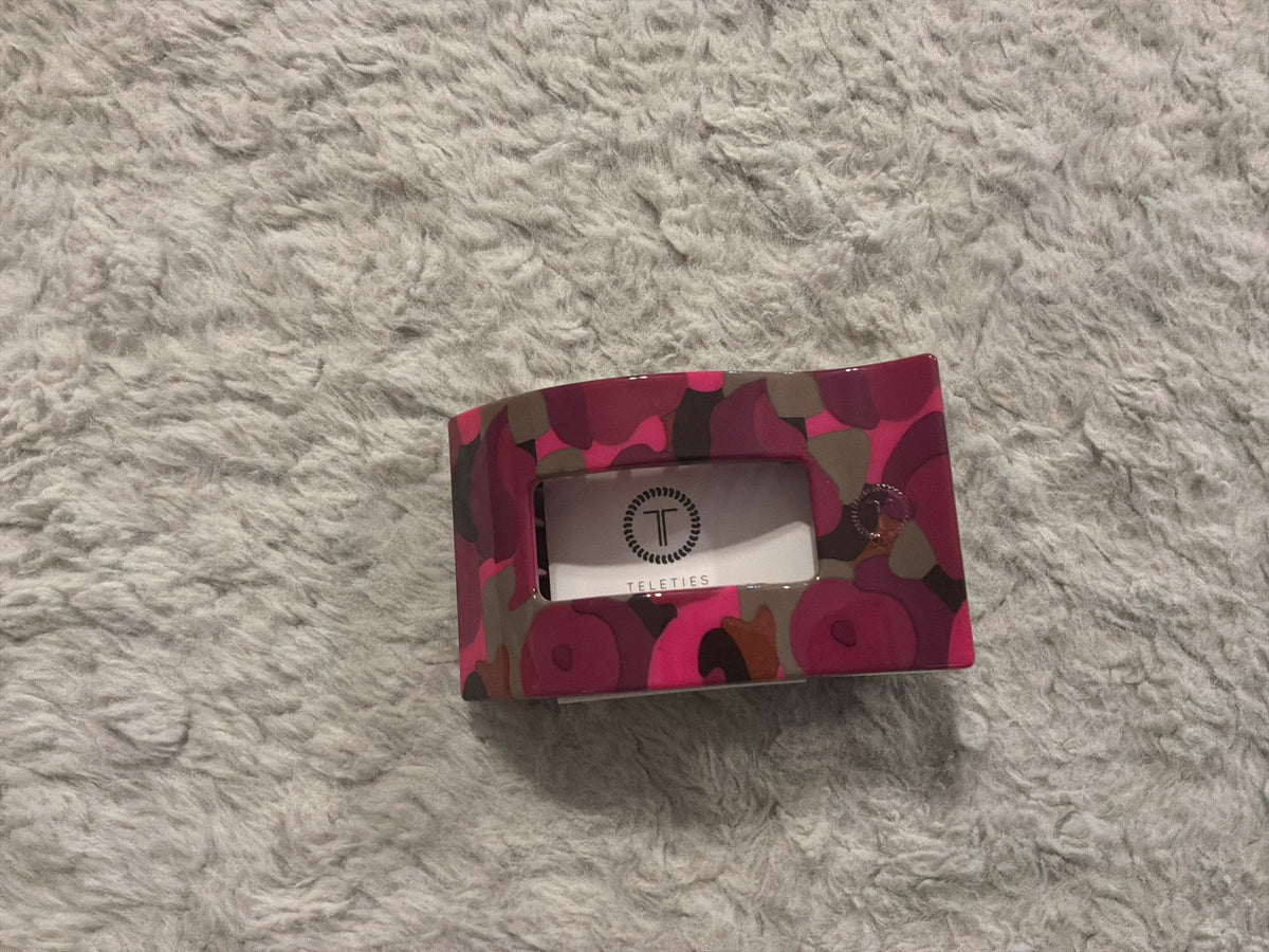 Garden Glam Flat Rectangular Hair Clip-medium