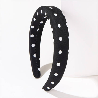POLKA DOT PUFFED SPA HEADBAND HAIR BAND (3 Colors)