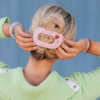 🍓TELETIES - Flat Round Hair Clip | Large | Handpicked