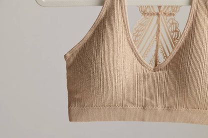 The Leena Seamless Lace Padded Bralette (Multiple Colors)
